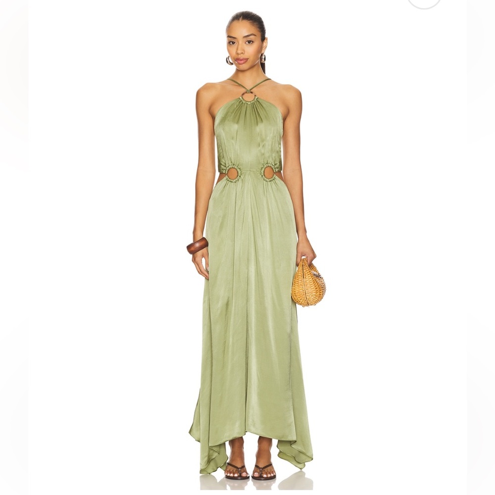 NWT Elliott x Revolve Visitant Maxi Dress in Sage - Small